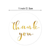 Load image into Gallery viewer, Thank you sticker dimension 1 inch/2.5cm