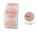 Load image into Gallery viewer, Thank for your Order Pink &amp; Gold Sticker Label